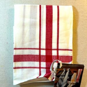 Libeco Camaret Tea Towel - Red